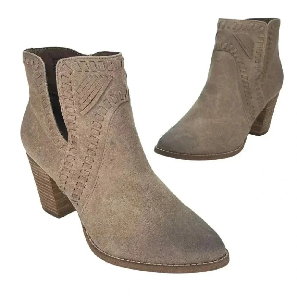 Zigi Soho Halyn Taupe Womens Ankle Boots Size 10M - Picture 13 of 13
